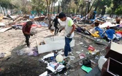 Venezolana da a luz luego del desalojo frente a San Lázaro   
