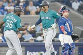 Marineros apalean 10-3 a Azulejos y los Dodgers se imponen 2-1 a los Cerveceros   