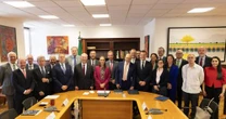 Reunión privada en Palacio Nacional   