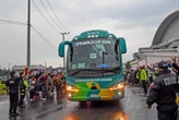 Arriban los Three Lions bajo fuerte dispositivo de seguridad   