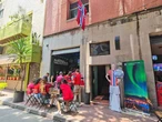 Los Vikingos Rojos hacen de la calle Oslo, en la Zona Rosa, su patria mundialista   