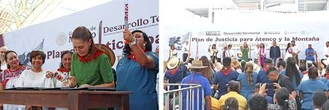 Sheinbaum entrega tierras después de 20 años de la represión en Atenco   