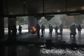Destrozos en la SEP durante protesta de docentes   