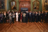Sheinbaum recibe en Palacio Nacional al titular de la FIFA   
