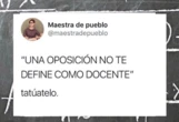 La reflexión viral de una maestra ante las oposiciones docentes