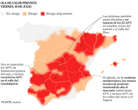 Segunda jornada de la ola de calor: casi toda España mantiene un nivel de riesgo alto