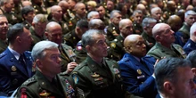4 minuti faLa strana riunione di centinaia di ufficiali dell’esercito statunitenseÈ stata convocata dal segretario alla Difesa in modo frettoloso e molto inusuale, creando qualche allarme: alla fine era più che altro propaganda