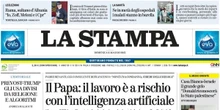 Le prime pagine di oggiAncora un po' di papa, poi i leader europei a Kiev e la vittoria di Sinner