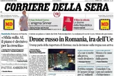 1 minuto faLe prime pagine di oggiIl drone russo in Romania, ancora Trump sul possibile accordo con l'Iran e i 100 anni dalla nascita di Marylin Monroe