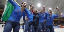 1 minuto faL’Italia ha vinto la medaglia d’oro nell’inseguimento a squadre femminile ai Mondiali di ciclismo su pista