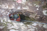 3 minuti faLo speleologo che era bloccato in una grotta in Piemonte è stato recuperatoSi trovava a circa 120 metri di profondità nella grotta dei Cinghiali Volanti, in provincia di Cuneo: è cosciente
