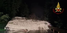 C’è stata un’altra frana a San vito di Cadore, in Veneto: è stato chiuso un tratto della statale che va da Belluno a Cortina d’Ampezzo