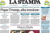 1 minuto faLe prime pagine di oggiIl nuovo attacco di Trump al papa, il funerale di Zanardi, l'inchiesta sull'omicidio di Chiara Poggi, e l'incontro fra Mattarella e i candidati ai David