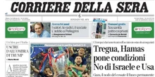 Le prime pagine di oggiLo stallo nei negoziati sul cessate il fuoco tra Israele e Hamas, ancora i dazi e la sconfitta dell'Inter