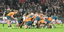 5 minuti faUna delle più grandi rimonte della storia del rugbyIn trasferta un'Australia reduce da vari problemi ha recuperato da 22-0 a 22-38 contro il Sudafrica, i più forti del mondo