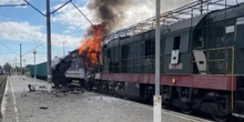 pochi secondi faPiù di 30 persone sono state ferite in un attacco russo contro una stazione ferroviaria in Ucraina