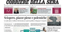 2 minuti faLe prime pagine di oggiLo sciopero generale e le manifestazioni per Gaza, la risposta di Hamas al piano di pace di Trump, e le anticipazioni sulla prossima legge di bilancio