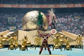 1 minuto faLe foto della cerimonia d’apertura dei MondialiCon le esibizioni di Shakira e J Balvin, molte sfilate e qualche trovata di marketing un po' eccentrica