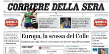 2 minuti faLe prime pagine di oggiLe parole di Mattarella sull'Europa, i vincitori della Mostra del cinema di Venezia e le due importanti finali che oggi coinvolgono atleti italiani