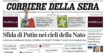 1 minuto faLe prime pagine di oggiI tre jet militari russi nello spazio aereo estone, Fitch che ha alzato il rating dell'Italia e lo sciopero generale indetto per lunedì