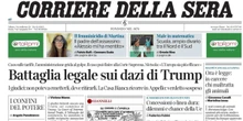 Le prime pagine di oggiI dazi bloccati e poi ripristinati dai tribunali, la proposta per una tregua a Gaza, e gli allenatori della prossima Serie A