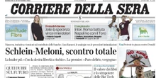 4 minuti faLe prime pagine di oggiLe polemiche tra Elly Schlein e Giorgia Meloni, il caso Ranucci e le proteste negli Stati Uniti