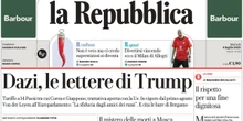 4 minuti faLe prime pagine di oggiLe trattative sui dazi, l'incontro fra Netanyahu e Trump, il presunto suicidio di un ex ministro russo, e Sinner a Wimbledon