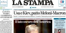 Le prime pagine di oggiL'incontro fra Macron e Meloni, la strage durante la distribuzione di aiuti a Rafah, e Inzaghi va in Arabia