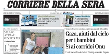 pochi secondi faLe prime pagine di oggiI discussi aiuti aerei per la Striscia di Gaza, l'incontro tra Donald Trump e Ursula von der Leyen di oggi in Scozia e le nuove proteste No TAV