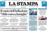 3 minuti faLe prime pagine di oggiGli attivisti della Flotilla bloccati dalla marina israeliana, l'indagine della procura di Pavia su Andrea Sempio, le dimissioni della giuria della Biennale