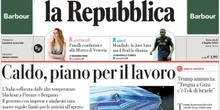 Le prime pagine di oggiGli effetti del caldo in Italia, la telefonata fra Macron e Putin, le richieste dell'accusa nel processo a Ciro Grillo, e la lite fra Trump e Musk