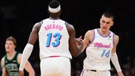 Bam Adebayo y Tyler Herro llegan a las manos en Las Vegas