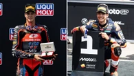 Victorias agónicas de Iván Ortolá en Moto2 y de Brian Uriarte en Moto3
