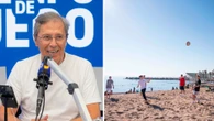 Paco González opina sobre la decisión de prohibir jugar a la pelota en la playa: "Que haya muchas playas así en España..."