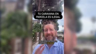Páez, economista, advierte sobre las caravanas: "La ley no mira qué estructura tienes encima del terreno, la ley mira qué uso le estás dando"