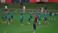 Los jugadores de la selección y los periodistas, desalojados por alerta de tornado