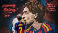 El mural de Ferran Torres en Barcelona dura solo unas horas