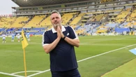 David Navarro, entrenador del Real Zaragoza, roto tras el descenso a Primera RFEF