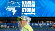 "Con la lluvia se puede jugar, pero con los rayos no se puede"