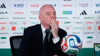 La respuesta de Infantino a un periodista que cuestionó las decisiones de Trump