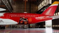 Últimos kilómetros del avión de la selección española antes de aterrizar en Madrid: 20.000 personas siguen el vuelo en directo desde una web