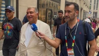 Laporta recuerda que apoya a la selección española en la final y avisa: "Si el árbitro se impone, ganará España"