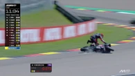 Bezzecchi se pierde todo el GP de Alemania tras una caída fortísima