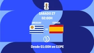 Sigue en Tiempo de Juego el Uruguay- España, último partido de la fase de grupos
