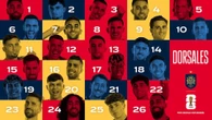España ya tiene dorsales para el Mundial 2026