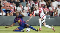 El recado de un jugador del Rayo a Busquets Ferrer por el penalti del Barça: "Siempre se equivocan con los mismos"