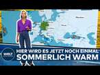 WETTER IN DEUTSCHLAND: Sonne und sommerliche Temperaturen - aber auch Regen und Gewitter