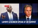 David Lammy and Antony Blinken deliver speeches at UN Summit of the Future