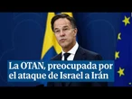 La OTAN, preocupada por el ataque de Israel a Irán: "Es una decisión unilateral"
