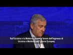 Tajani: Sì a Ucraina e Moldavia nell'Ue, ma serve lotta alla corruzione
